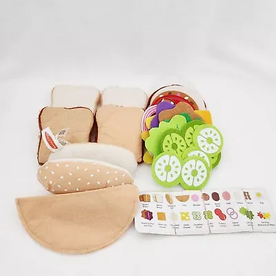 Melissa And Doug Felt Food Sandwiches Set Pretend Play  • $14.38