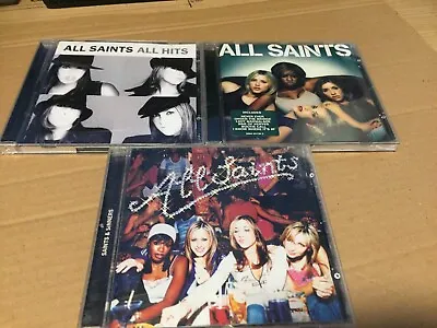 All Saints - 3x Cd Albums/saints & Sinners/all Hits /all Saints • $11.19