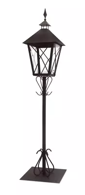 Lantern With Post 67 H Iron/Glass • $103.01