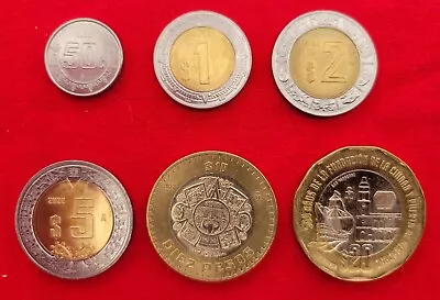 Mexico Circulaing Coin Set • $4.50