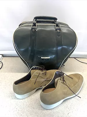 Vintage AMF Bowling Bag & Beige Brunswick Shoes Men’s 9 1/2M • $29.99