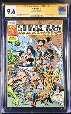 Starslayer #2 Pacific Comics CGC Signature Series 9.6 Signed Mike Grell • $449.95