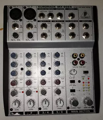 Behringer Eurorack MX602A Ultra-Low Noise 6 Channel Mixer No Power Cord • $25