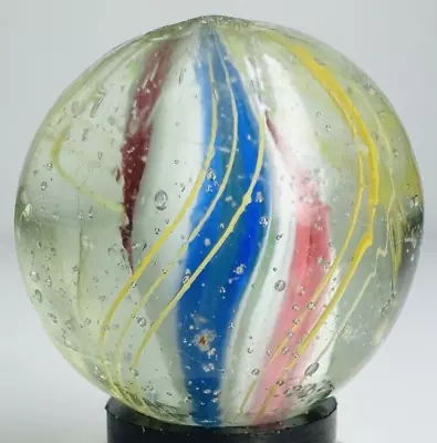 .68” Rare Antique German Gold Banded Solid Single Core Swirl Vintage Marbles • $19.95