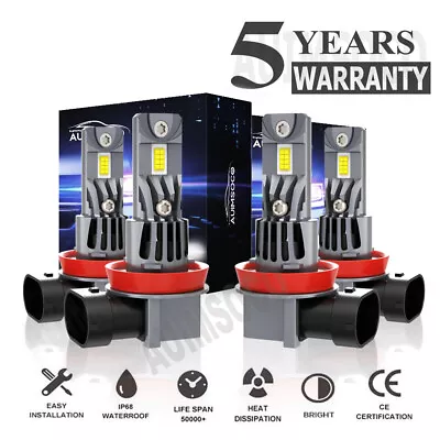 For Volvo XC60 T6 Sport Utility 2010-2013 LED Headlight High Low Beam Bulbs Kit • $69.99