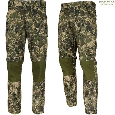 Jack Pyke Softshell Trousers Mens S-3xl Soft Shell Hunting Army Digicam Camo • £49.95