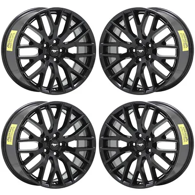 EXCHANGE 19  Ford Mustang GT Black Wheels Rims Factory OEM 10036 10038 • $745