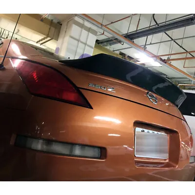 Carbon For Nissan 350Z Z33 Coupe V-Type HIGH KICK Rear Trunk Boot Spoiler • $625.90