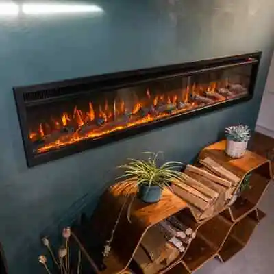 1520mm Wide  SW-FIRE Aspen  Insert Designer Electric Fireplace • £240