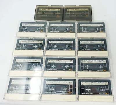 Memorex Dbs 90 Cassette Tape Lot Of 14. Mainly Rock Music. Sold As Blanks.  • $9.99