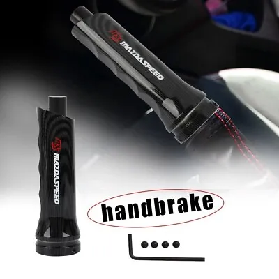 1PCS MAZDASPEED Carbon Look Car Handle Hand Brake Sleeve Universal Fitment Cover • $14.88