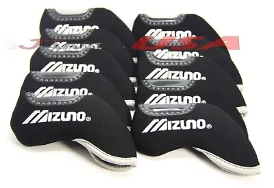 Mizuno Black Iron HeadCovers 10 Pcs Golf Set Head Cover Club For Mizuno/Neoprene • $20.75
