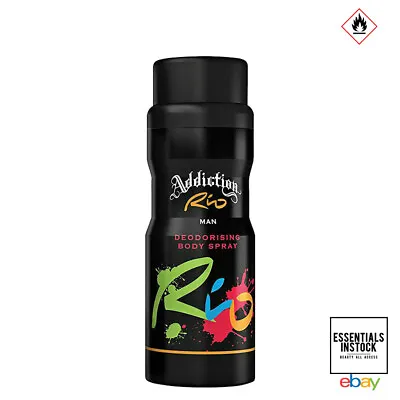 Addiction Rio Man Deodorising Body Spray 150ml • £1.85