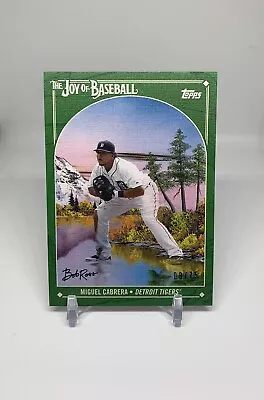 Miguel Cabrera 2023 Topps X Bob Ross The Joy Of Baseball #49 Sap Green /75  • $0.99