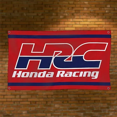 Honda HRC Racing Banner Flag 3x5 Ft Car Show Garage Man Cave Wall Decor Sign • $14.95