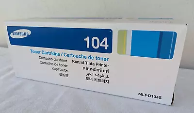 Samsung MLT-D104S Black Toner Cartridge Ink GENUINE PARTS Sealed New OEM • $49.99