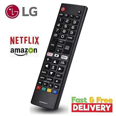 Akb75095308 Lg Tv Replacement Remote Control For Smart Tv Led 3d Netflix Button • £3.99