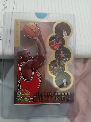 Michael Jordan Retired Oversized Card 4 Cards Incudes  1 Kobe Card • $25