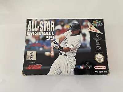 All Star Baseball 99 Nintendo 64 Boxed Game N64 PAL • $75