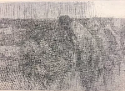 $475 • Buy Harold Altman Signed Etching “Street” 1966 ~ New York City ~ Central Park