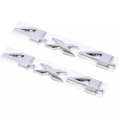 $10.07 • Buy 2 Pack 4x4 Emblem Badge Nameplate Car Sticker Decal For Universal Car Chrome