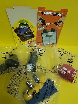 McDonalds Toys Build A Mickey 1999 🎉New🎉 + Meal Box • $70