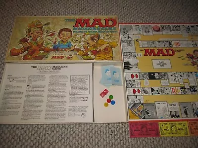 THE MAD MAGAZINE Board Game 1979 Parker Brothers Original Complete • $14.99