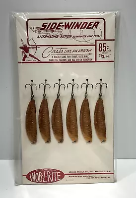 Vtg Side-Winder 1/2 Oz Lure Display Nos Rack Lot Of 6 Vtg Fishing Collectible • $95