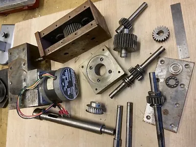Axis Stepper Motor & Gearboxes X2 Power Drive Feed Gearbox For Milling Machine ? • £175