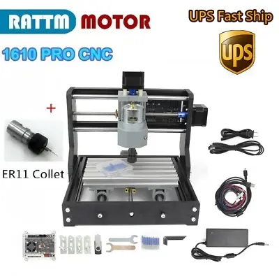 【USA】3 Axis 1610 Pro CNC Router GRBL Control Engraving Machine For Wood Engraver • $110