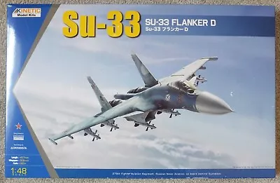 1/48 Sukhoi Su-33 Flanker D (Sea Flanker) Kinetic #K48062 Factory Sealed MISB • $69.99