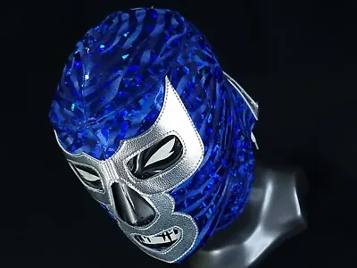 Blue Wrestling Mask Luchador Wrestler Lucha Libre Mexican Mask Costume • $40