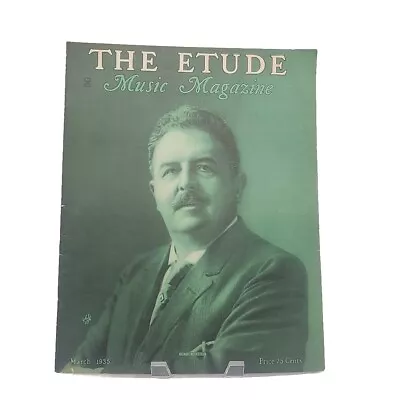 The Etude Music Magazine Vintage Sheet Music Ads March 1935 • $7.89