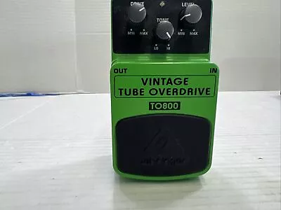 Behringer TO800 Vintage Tube Overdrive Pedal • $20