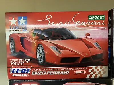 New Tamiya #58302 - 1/10 RC Enzo Ferrari TT-01 With Speed Controller • $580