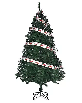 Yescom 7.5 Ft Artificial Christmas Tree Metal Stand Holiday Decoration Green • $58.41