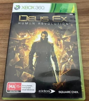 Deus Ex Human Revolution ( Xbox 360 Game  With Book ) • $10