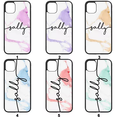 $11.50 • Buy Personalised Phone Case For Apple IPhone Shockproof Marble + Name BUY 2 Get 3 !!
