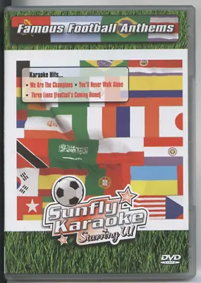 Famous Football Anthems Karaoke 2005 New DVD Top-quality Free UK Shipping • £3.30