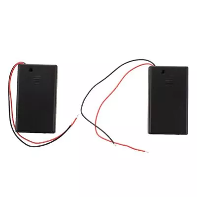 2 Pcs 3 X AAA 4.5V Battery Holder Case Box Wired ON/OFF Switch W Cover J3C4 • $7.72