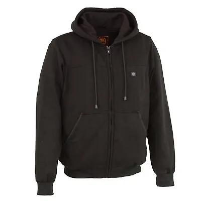 Nexgen Heat Mens Black Jacket Heated Hoodie Front Back Heating - Sact • $169.99