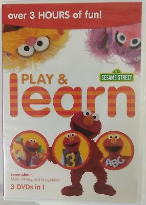 Sesame Street Elmo Play & Learn DVD Math Literacy  Imagination • $5.99