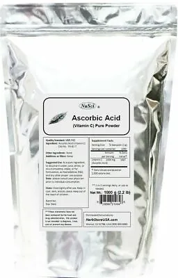 NuSci 100% Pure Vitamin C Powder  1kg Ascorbic Acid GMO Free • $29.95