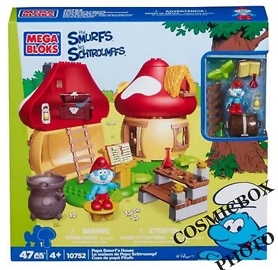 MEGA BLOKS Series - The House Of The GREAT SMURF Smurfs Figure Figures • $42.42