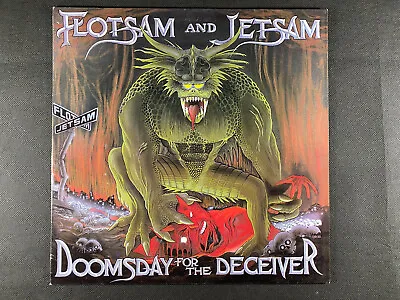 Flotsam And Jetsam Jason Newsted Doomsday For The Deceiver 1986 Vinyl LP Album • £45