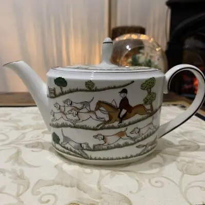 Wedgwood Coalport Hunting Scene Teapot S Size • £343.03