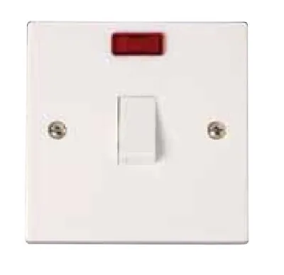 £4.99 • Buy 20A Double Pole Switch With Neon Click WA023