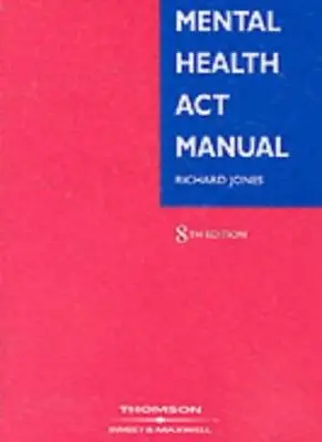 Mental Health Act Manual-Richard M. Jones • £3.71