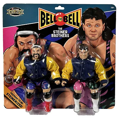 Steiner Brothers (Early 90's Gear) 2-Pack - Bell To Bell   Toy Wrestling Figures • $49.99