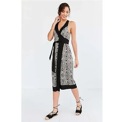Ecote Urban Outfitters Aztec Print Whitney Wrap Dress Sleeveless XS NEW 267899 • $8.96